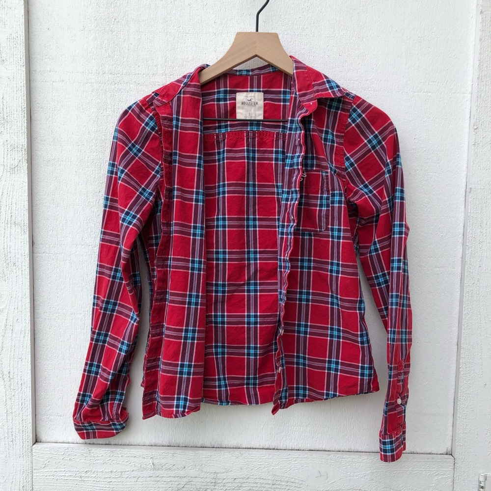 Hollister Plaid Button Up - Picture 2 of 4